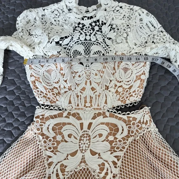 chinese dress ladies Celie Crochet Lace Mini Dress main image 0